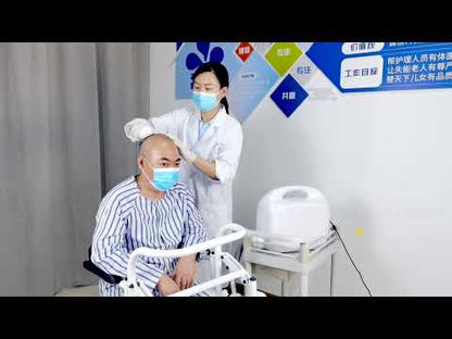 ZW186 Portable Bedside Body & Hair Shower: Dignified In-Bed Patient Cleaning System